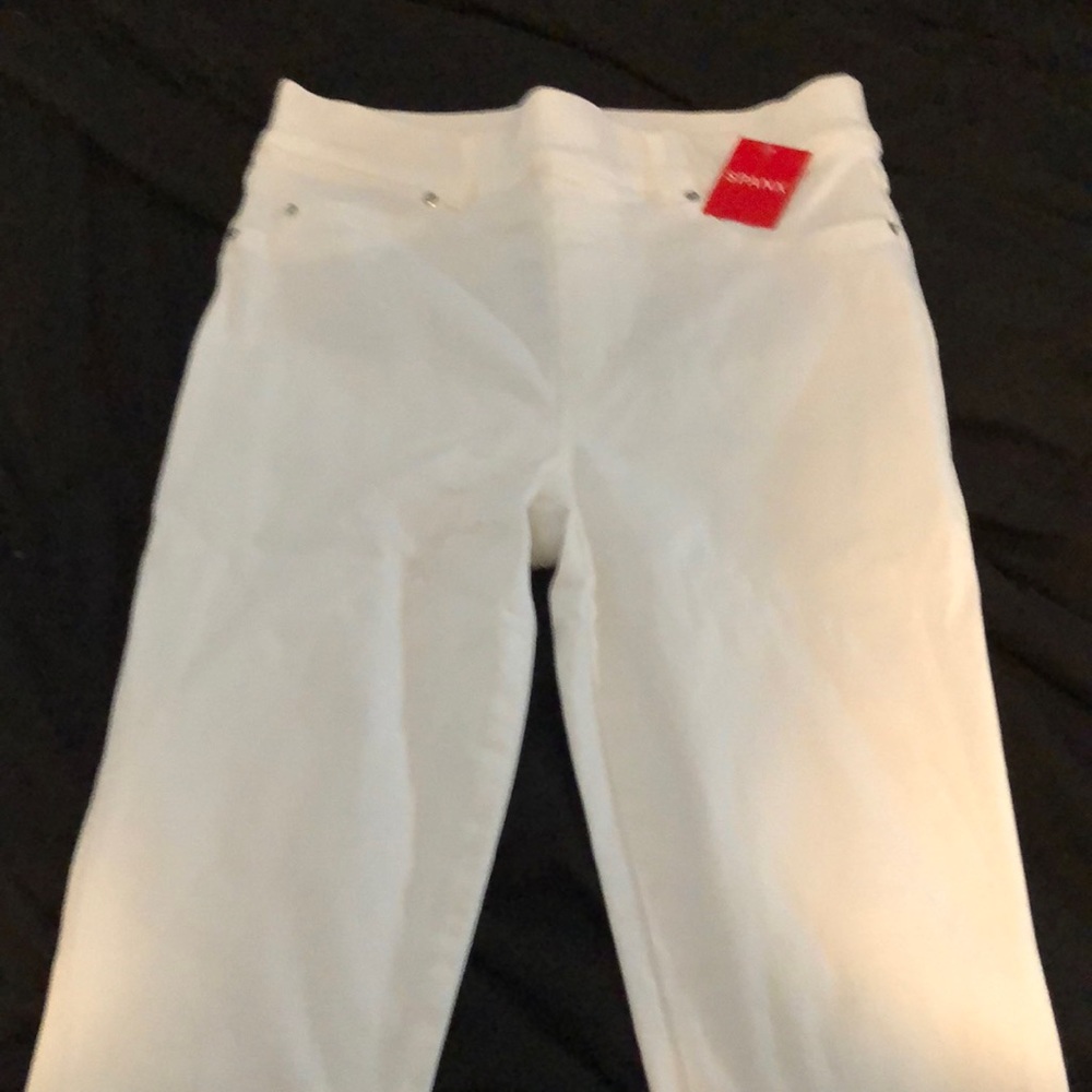 Spanx white jeans